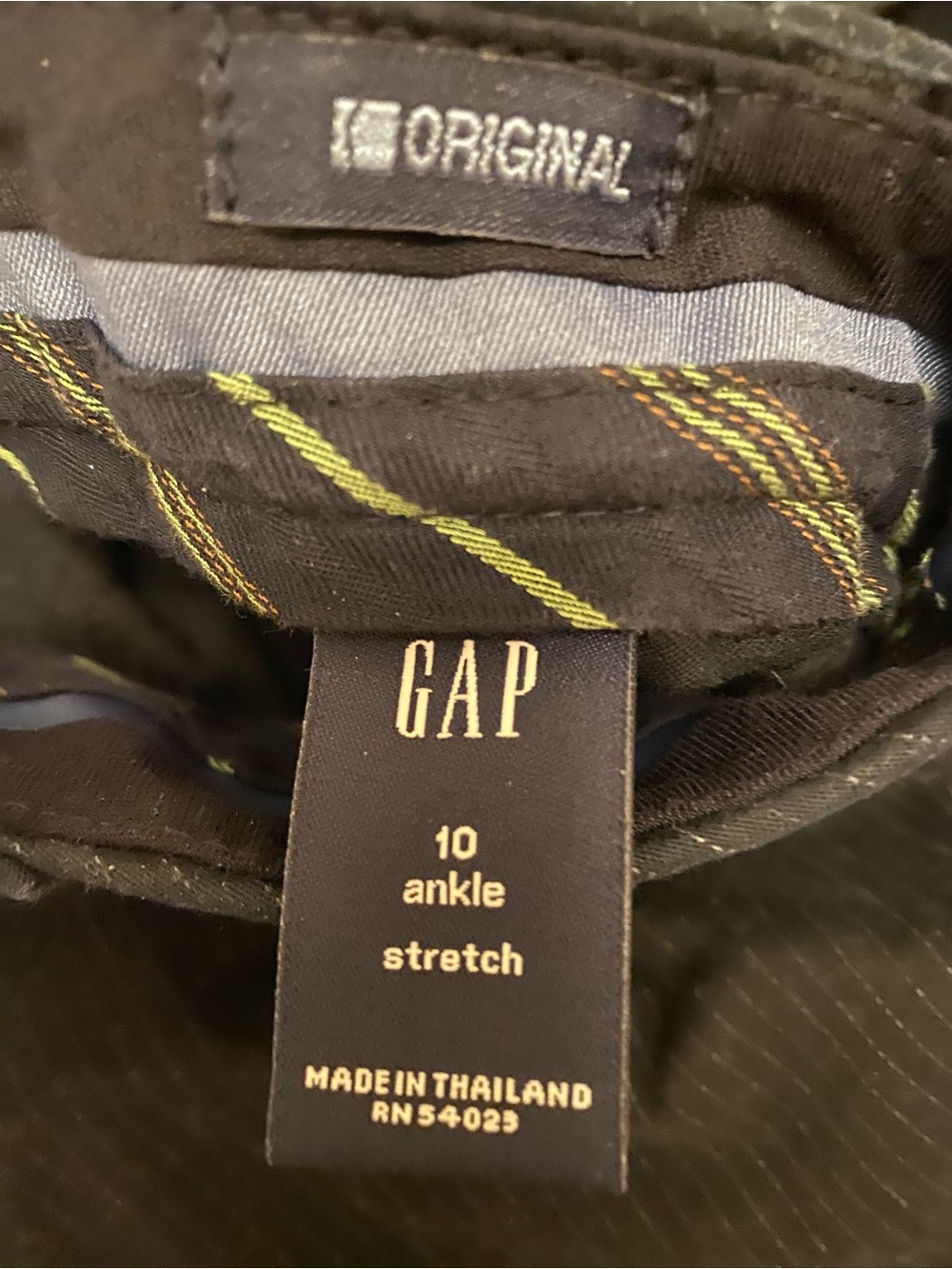 Ladies Gap Slacks Ankle Length 10